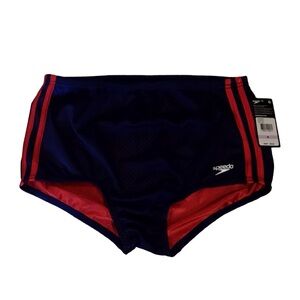 Speedo mesh square leg training suit. Size 32. NIB.